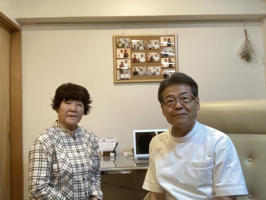 腰痛が改善された三宮さま